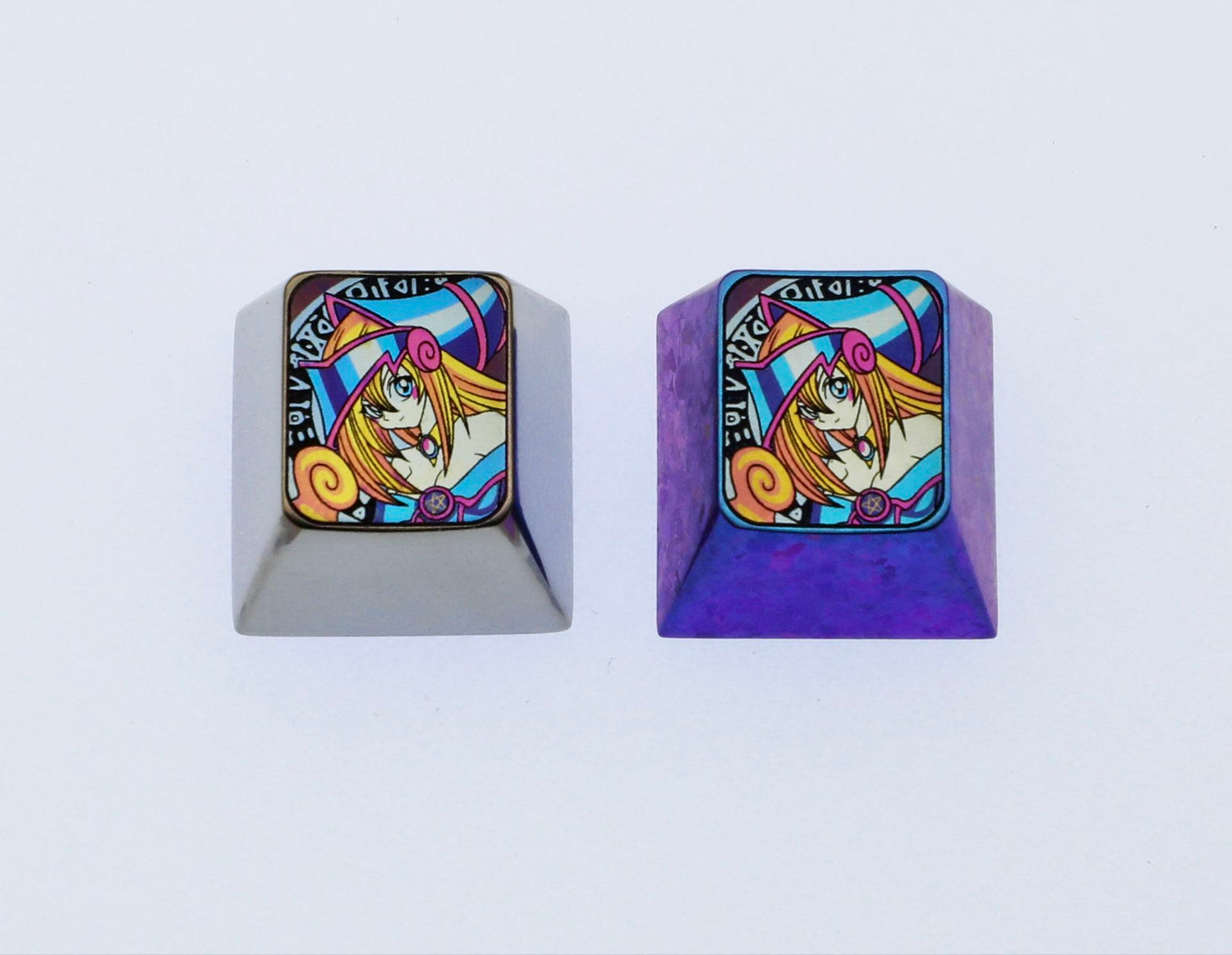 Dark Magician,Titanium alloy carved personalized keycaps, mechanical keyboard decorative keycaps