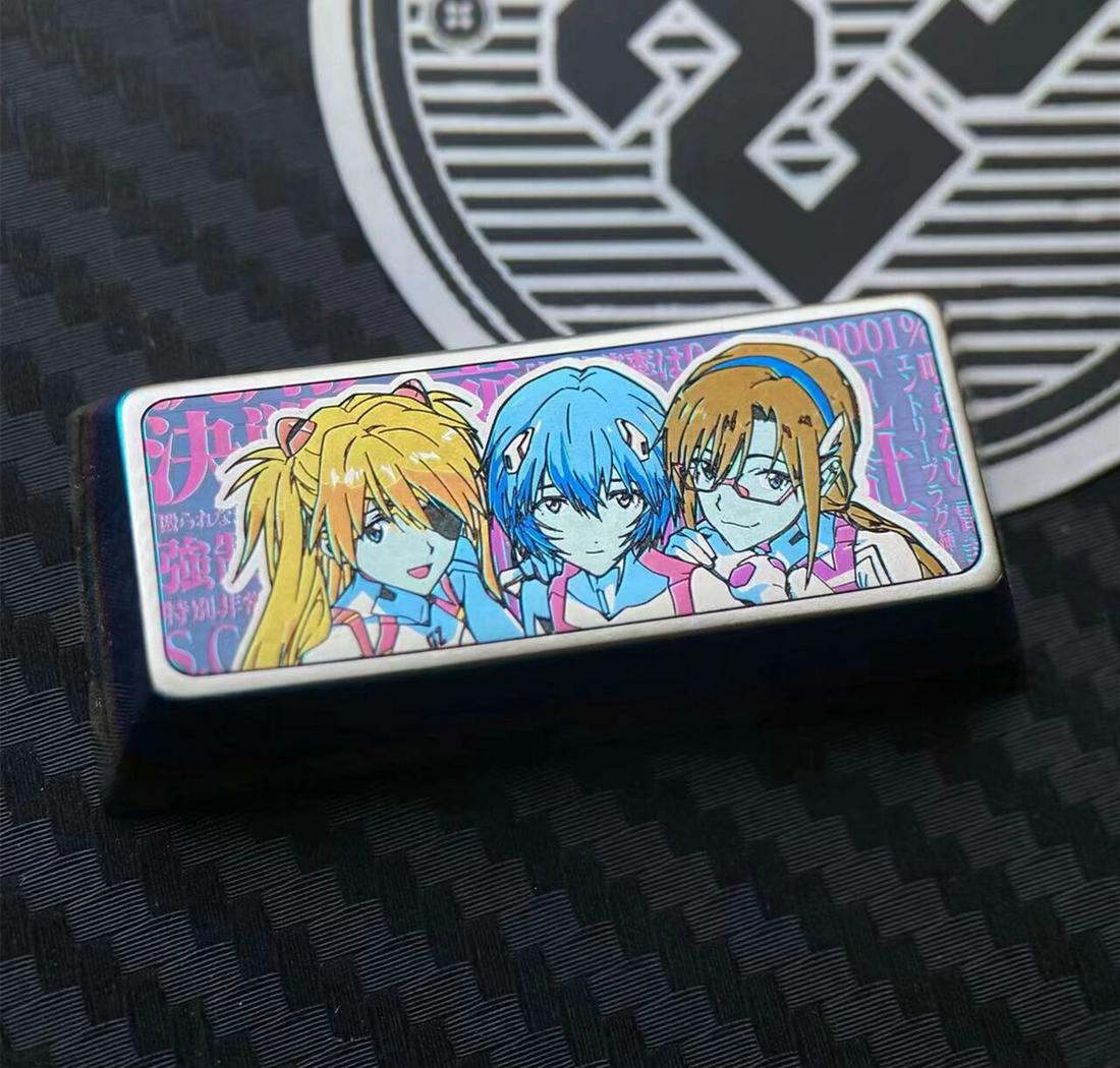 EVA,Ayanami Rei.Asuka Langley Soryu.2.25Shift, Colored titanium alloy