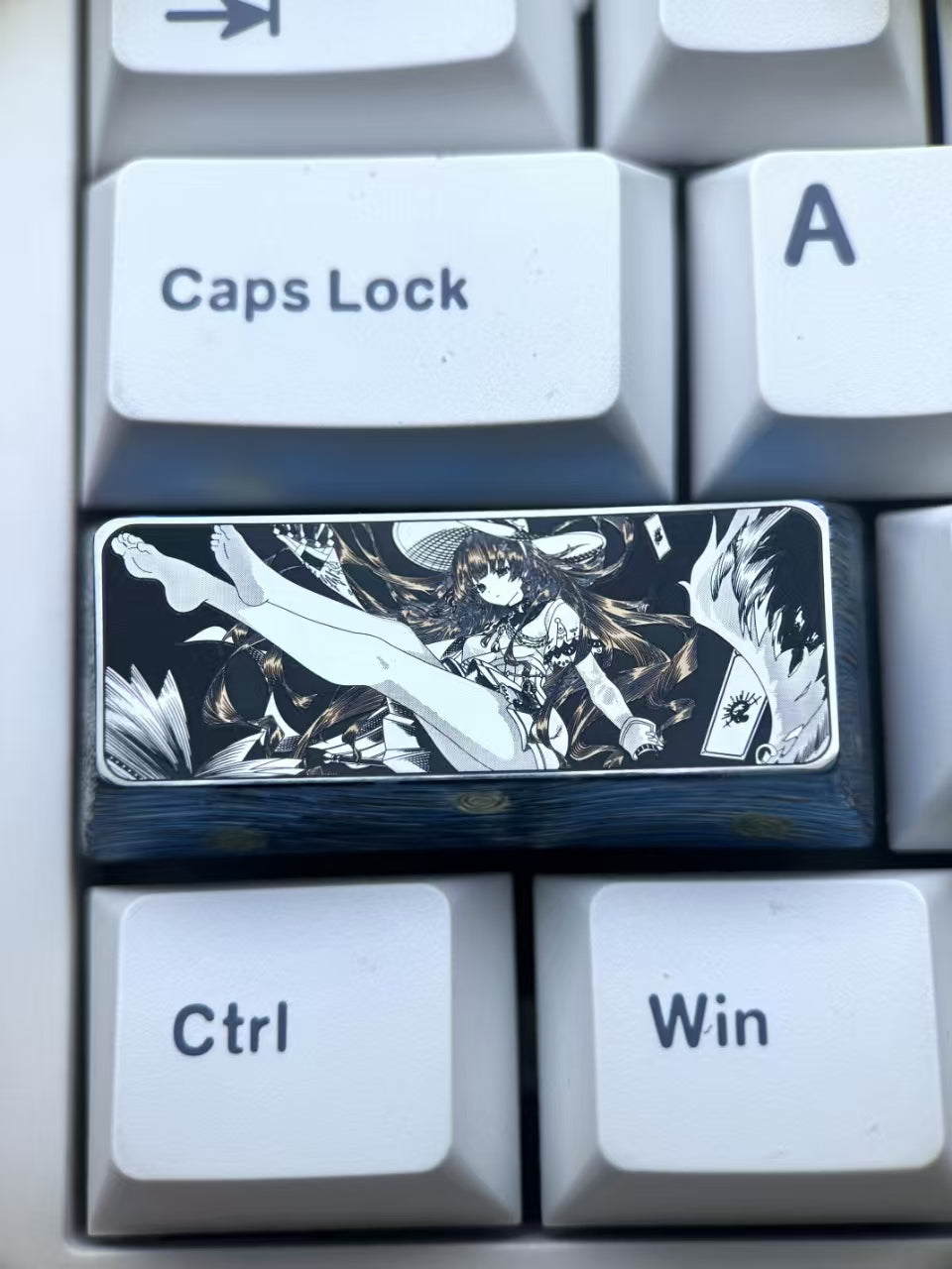 Wuthering Waves, Phoebe, 2.25U titanium alloy carved keycaps, anime and game culture creative personalized keycaps