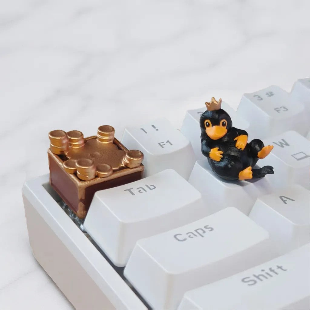 Animali fantastici e dove trovarli Fantastic Beasts and Where to Find Them,Niffler Separable design, resin material coated and colored personalized keycaps
