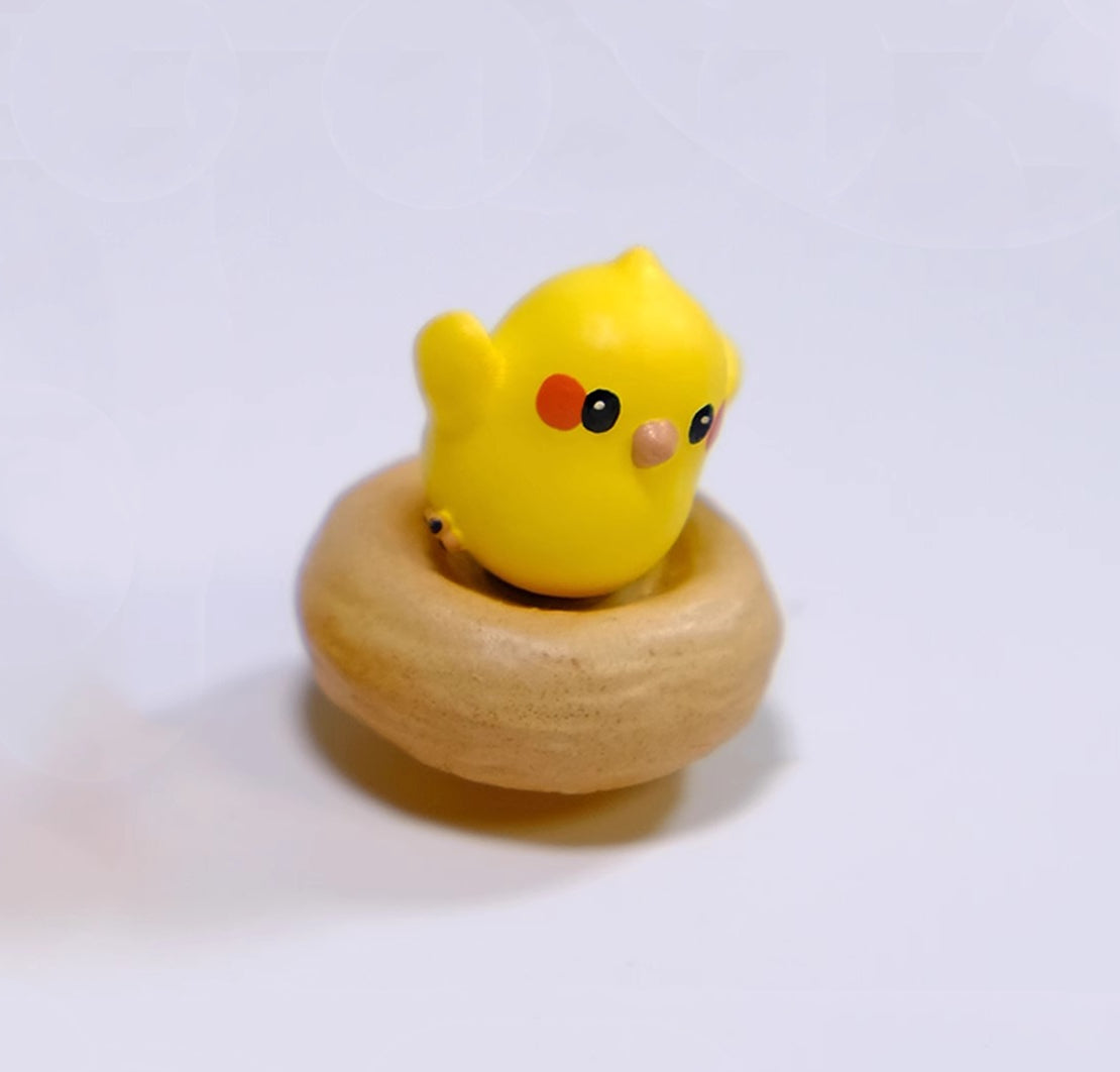 Rotating chicken, rotatable resin keycaps, personalized keycaps, mechanical keyboard decorative keycaps