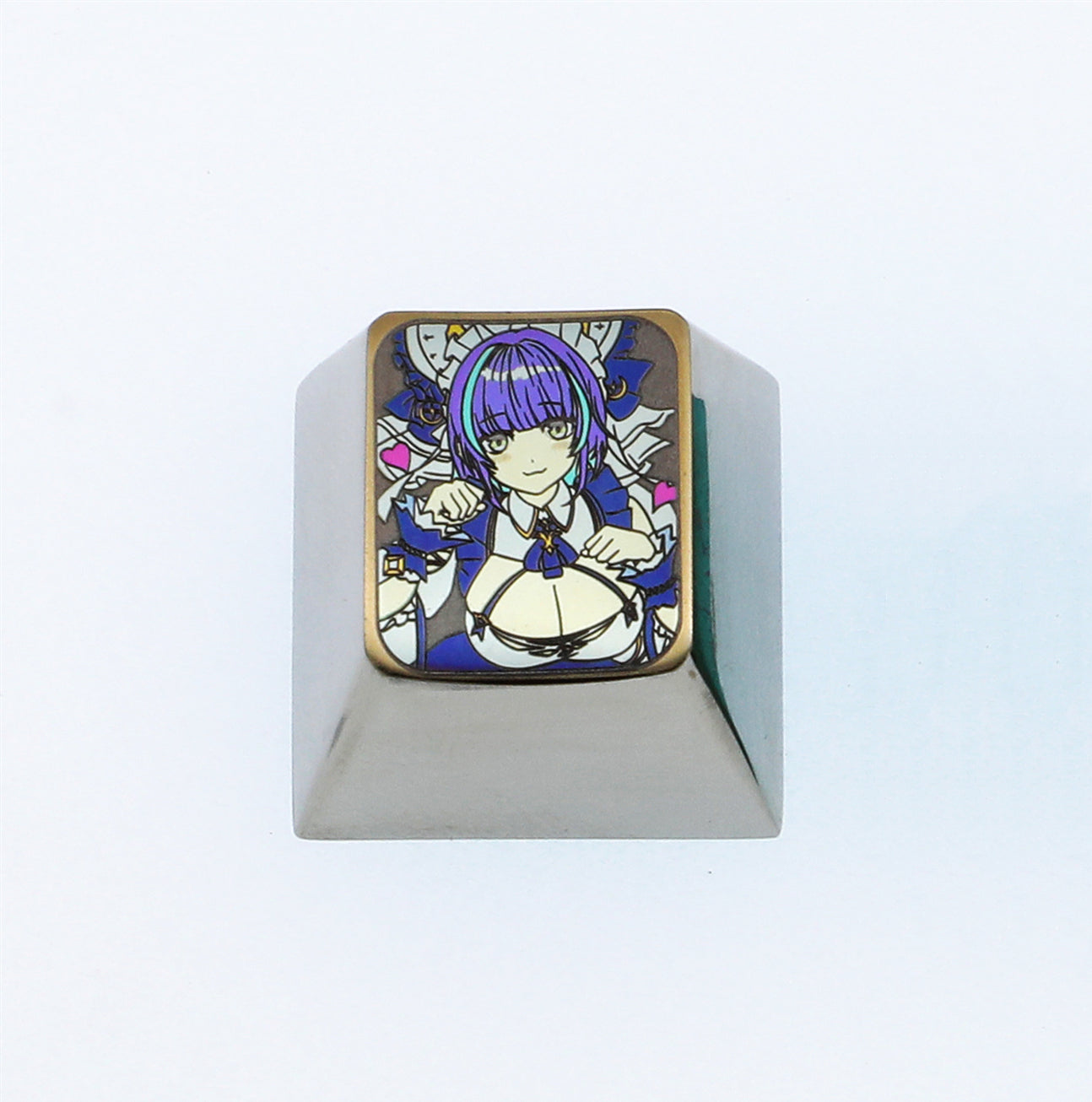 Azur Lane, Colored titanium alloy carved keycaps, mechanical keyboard decorative keycaps