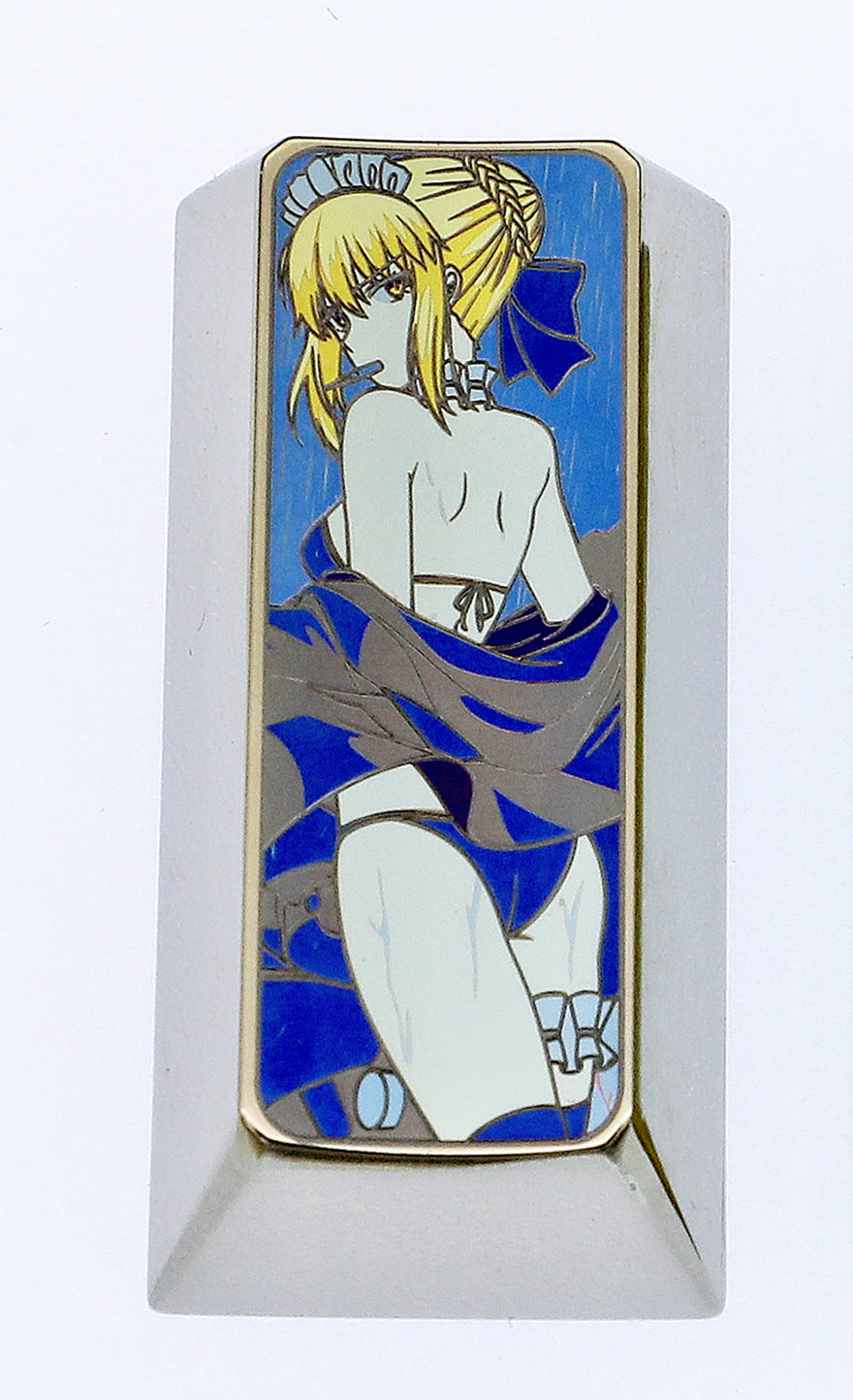 Saber 2U Vertical Pad Enter Key, Personalized Keycaps, Cartoon Decorative Keycaps, Metal Art Keycaps