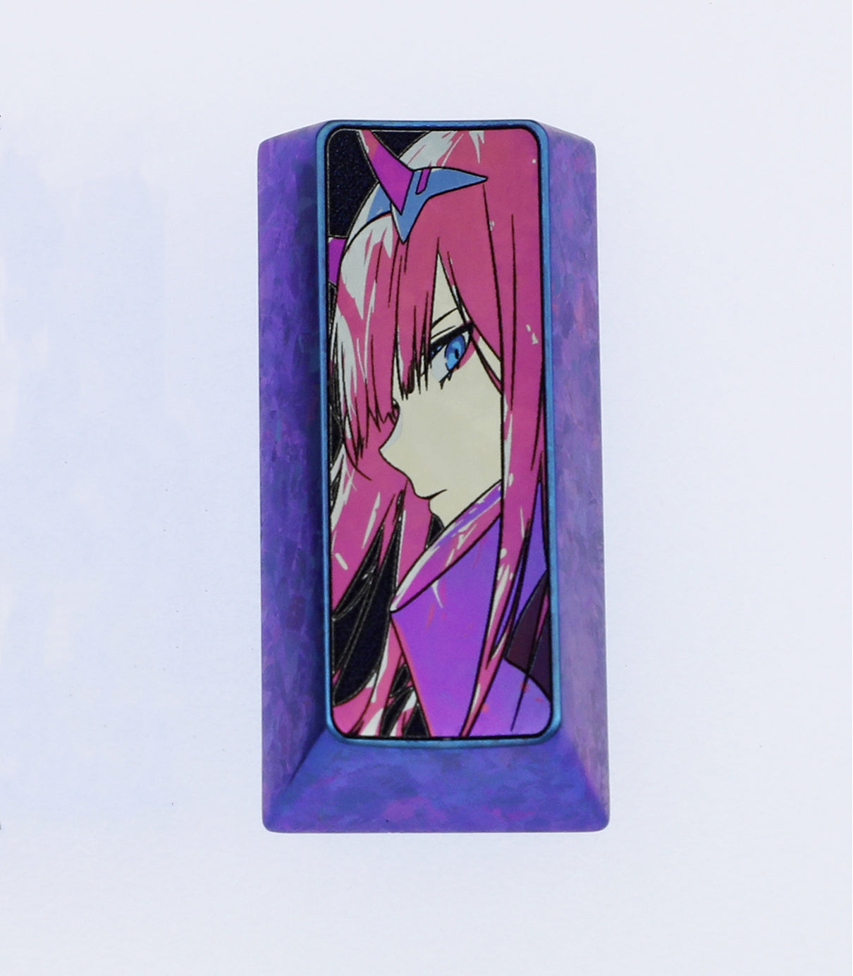 02 Vertical version enter (pad), titanium alloy carved keycaps, personalized keycaps, keyboard decorative keycaps