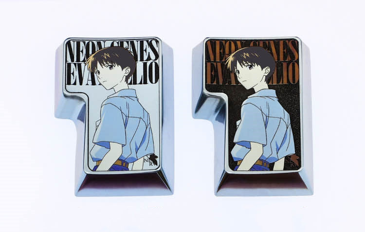EVA, Ikari Shinj, Titanium Alloy ISO Enter, Anime Personalized Decorative Keycaps