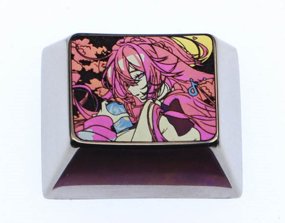Genshin Impact, Yae Miko, 1.2U titanium alloy personalized keycaps, anime and game character decoration metal carved keycaps