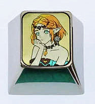 The Legend of Zelda,Makise Kurisu,Megumi Kato, Titanium alloy personalized keycaps, keyboard decorative keycaps
