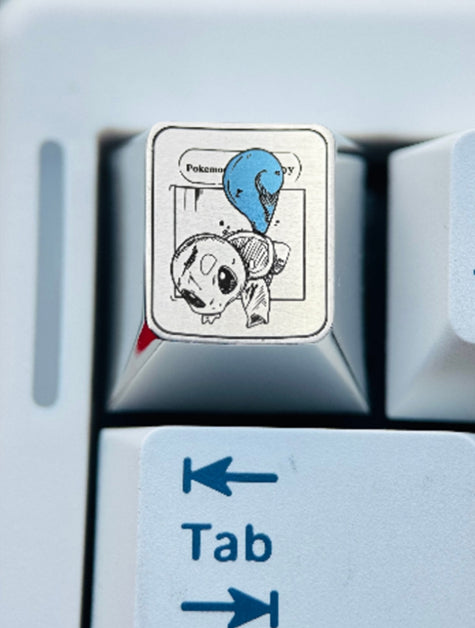 Pok é mon series, WASD/directional key combination, precision titanium alloy personalized keycaps, innovative metal decorative keycaps for anime and games