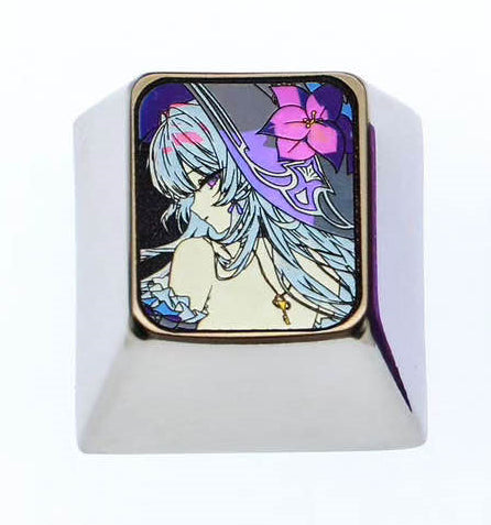 Honkai: Star Rail, Herta, 1U titanium alloy personalized keycaps, metal decorative art keycaps, gaming keycaps