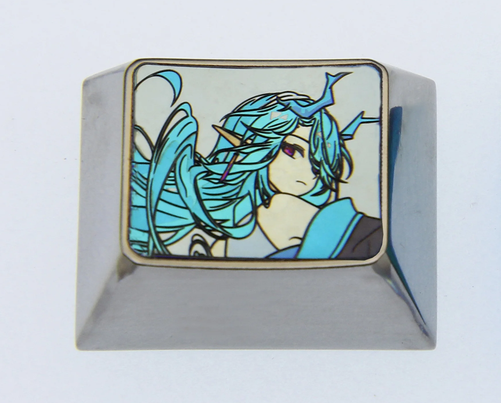 Dusk, 1.25U titanium alloy personalized keycaps, decorative keycaps, gaming keycaps