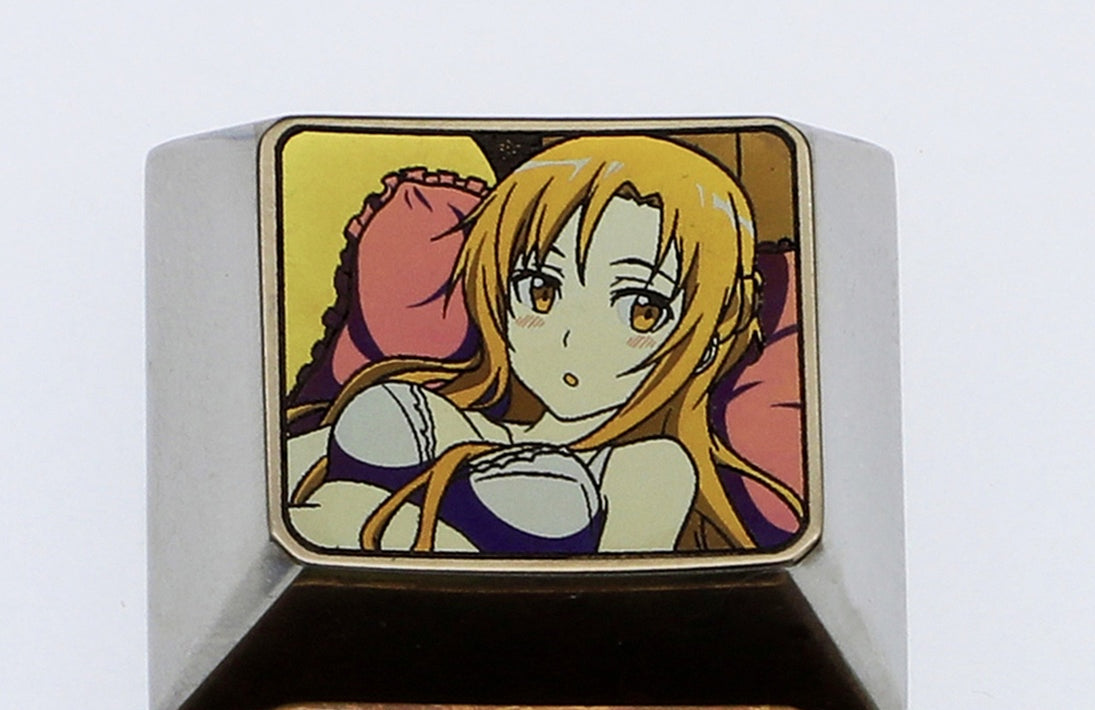 Sword Art Online, Yuuki Asuna 1.25U titanium alloy personalized keycaps, decorative keycaps
