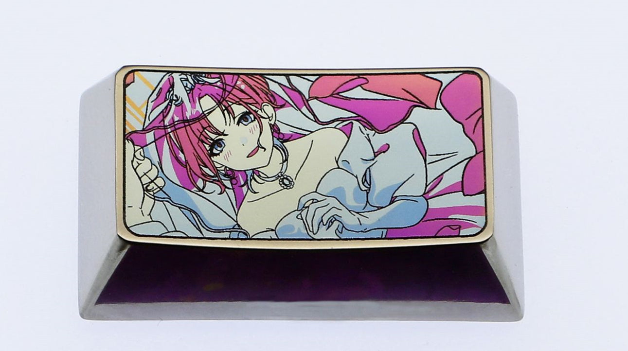 noctchill, Titanium alloy 1.75U personalized keycaps, metal decorative keycaps, keyboard customized keycaps