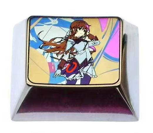 Puella Magi Madoka Magica,1U、1.25U、2.25U、6.25U、7U, Titanium alloy personalized keycaps