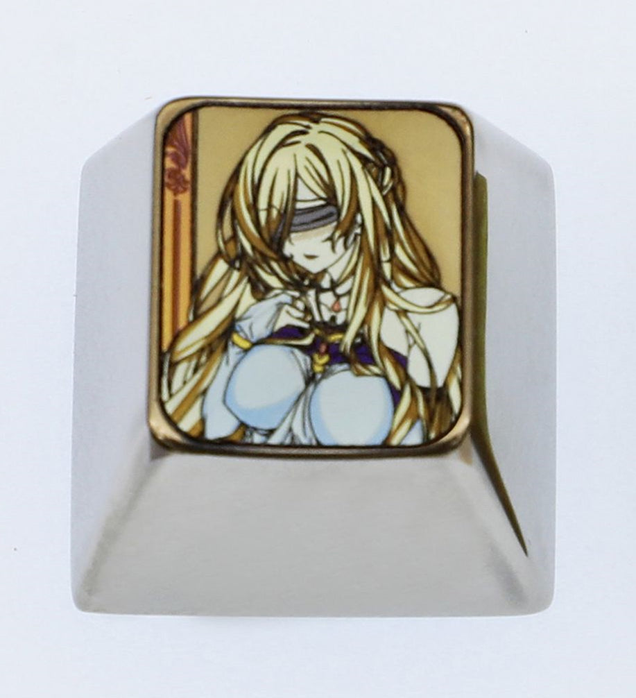 Goblin Slayer, Sword Maiden, 1U titanium alloy material, personalized keycaps for anime, game, novel characters