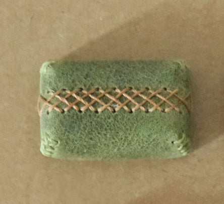 Genuine leather small square keycap 1.5U personalized keycap single piece handmade retro keycap color keycap mechanical keycap
