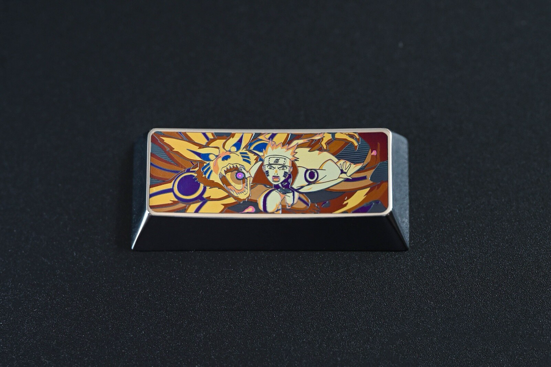 NARUTO,Uzumaki Naruto, Colored titanium alloy precision carving