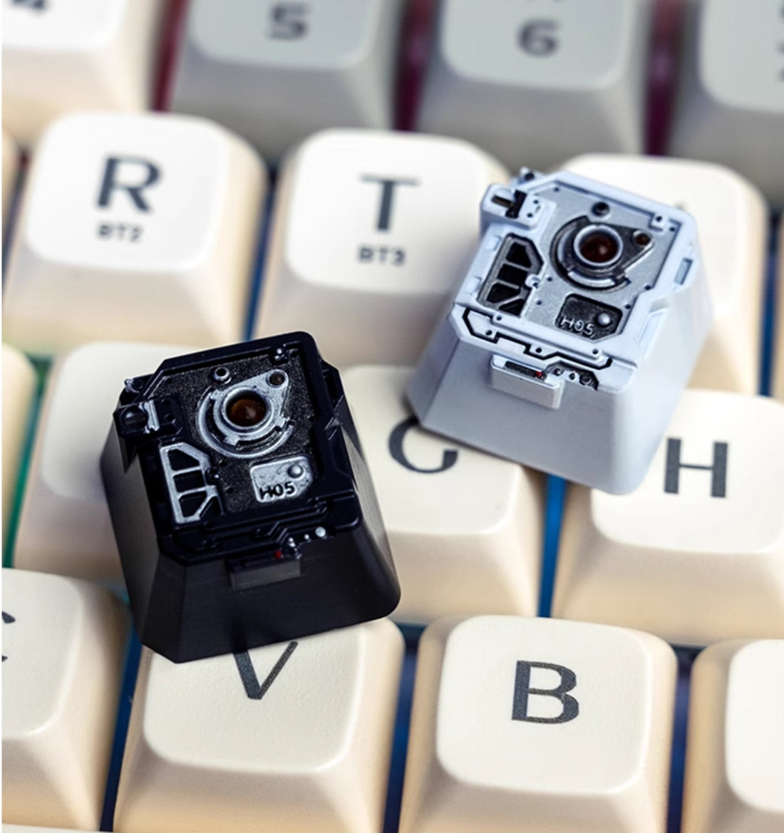 Wandering Earth MOSS Moss Transparent Keycaps Handmade Customization Creative Mechanical Keyboard Resin Keycaps