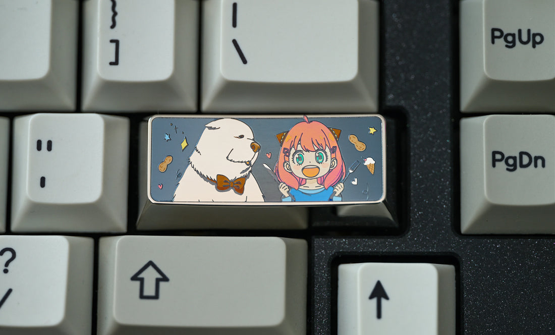 SPY × FAMILY, Anya2.25U Enter key titanium alloy metal personalized keycap, keyboard decorative keycap