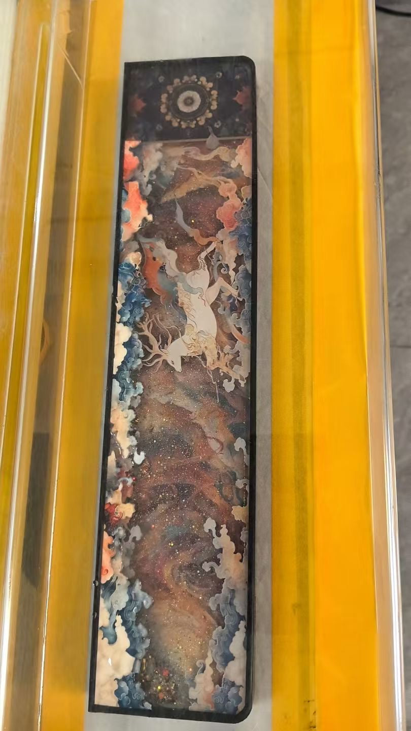 Shenlu, with built-in battery luminous quicksand, keyboard resin handle, palm rest, keyboard peripheral accessories