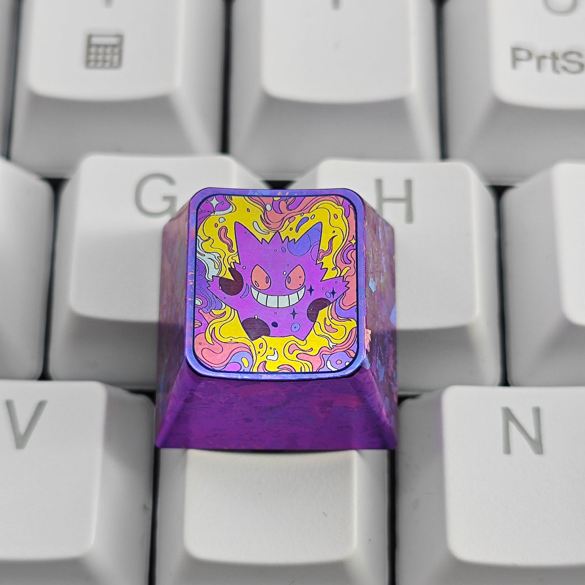 Pok é mon Theme Series Titanium Alloy Metal Personalized Keycaps, Anime Game Culture Creative Keycaps, Mechanical Keyboard Decorative Keycaps
