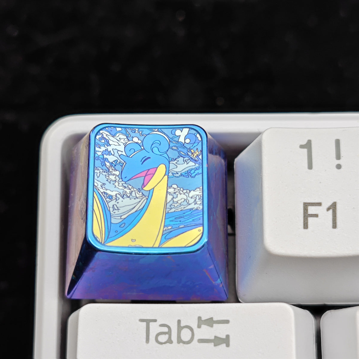 Pok é mon Theme Series Titanium Alloy Metal Personalized Keycaps, Anime Game Culture Creative Keycaps, Mechanical Keyboard Decorative Keycaps