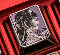 Zenless Zone Zero, January December photo guide, 1U titanium alloy personalized keycaps, anime and game metal carving creative decorative keycaps