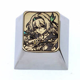 Firefly, Three techniques, 1U titanium alloy personalized keycaps, metal decorative keycaps around anime and game characters.