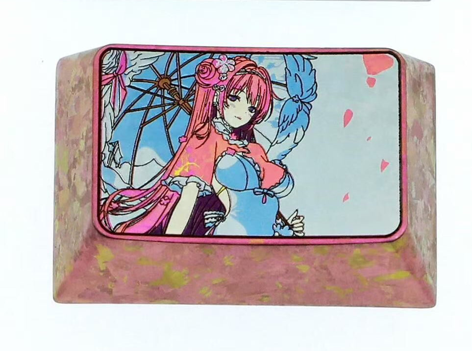 MAR, Dorothy, 1.5U titanium alloy personalized keycaps, creative art keycaps for anime and game characters