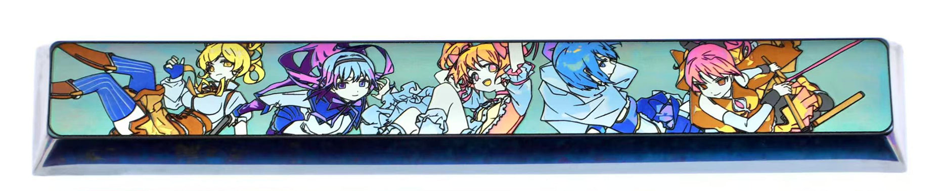 Puella Magi Madoka Magica,1U、1.25U、2.25U、6.25U、7U, Titanium alloy personalized keycaps