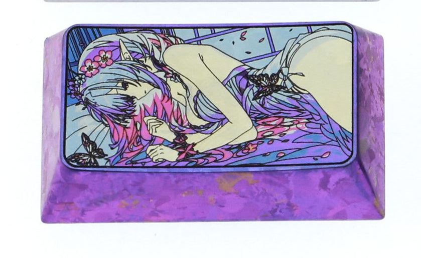Honkai: Star Rail, Castoriuce, 1.75U/2.25U titanium alloy personalized keycaps, metal carved art keycaps for anime and games.
