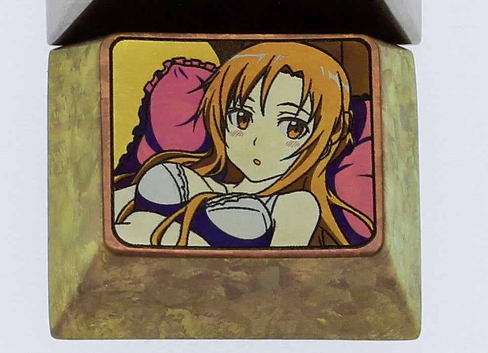 Sword Art Online, Yuuki Asuna 1.25U titanium alloy personalized keycaps, decorative keycaps