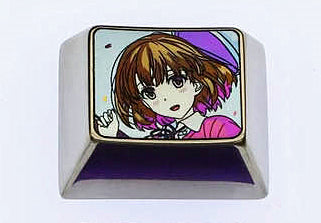 The Legend of Zelda,Makise Kurisu,Megumi Kato, Titanium alloy personalized keycaps, keyboard decorative keycaps
