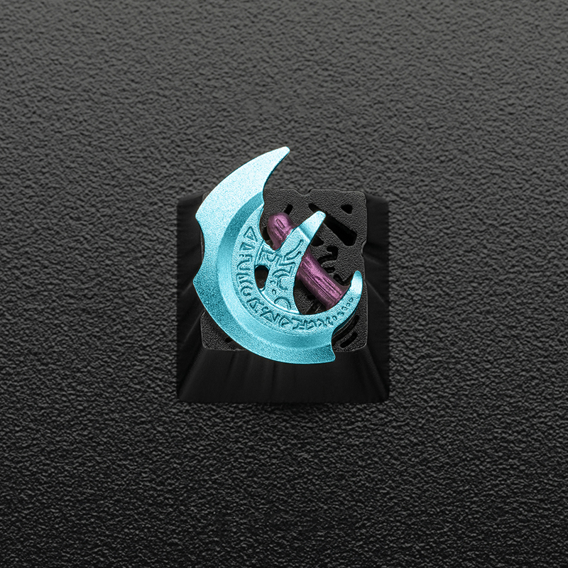 Dota2 mechanical keyboard original personalized keycap metal custom keycap, magnetic detachable design