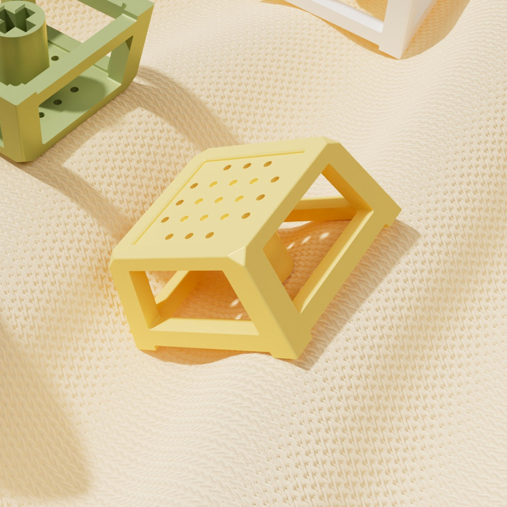 Small stool hollowed out metal personalized keycaps, customized mechanical keyboard, cultural and creative keycaps