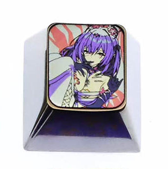 Honkai: Star Rail, Castoriuce, Robin, 1U titanium alloy personalized keycaps, metal decorative keycaps for anime and games