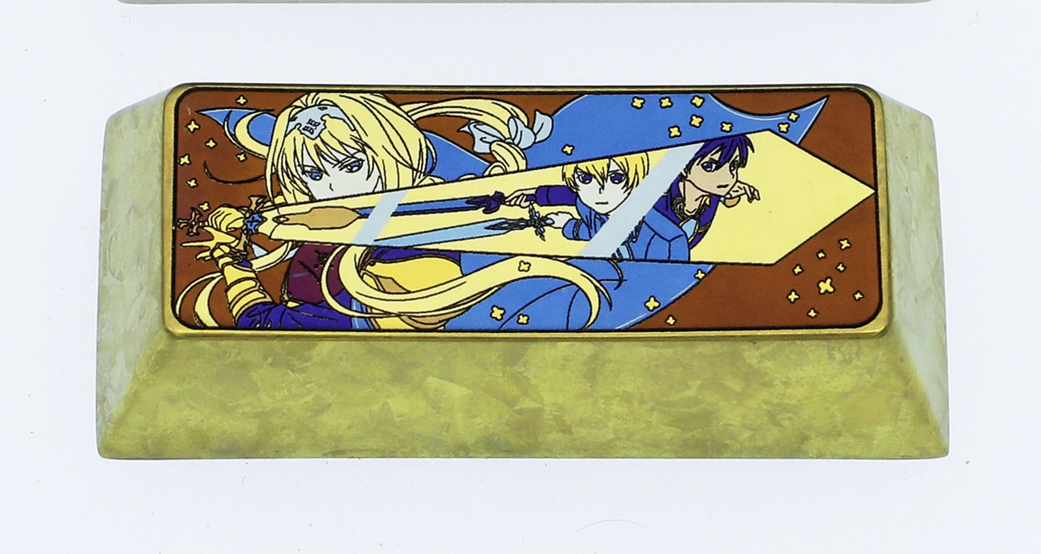 Sword Art Online, 2.25U titanium alloy carved personalized keycaps, keyboard decorative keycaps