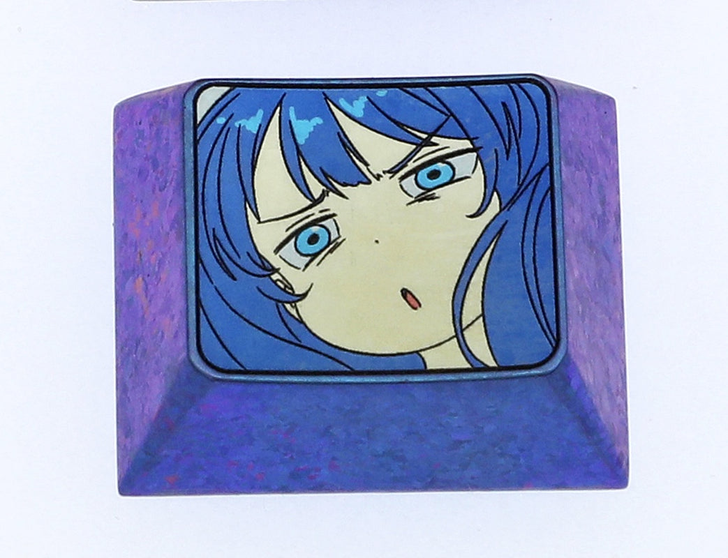 too many losing heroines! , Anna Yanami, 1.25U titanium alloy personalized keycap, anime game peripheral keycap