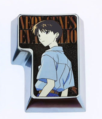 EVA, Ikari Shinj, Titanium Alloy ISO Enter, Anime Personalized Decorative Keycaps
