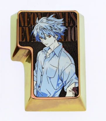 EVA,Nagisa Kaworu, Titanium alloy iso enter, anime personalized decorative keycaps