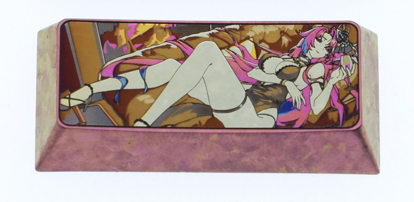 Anchor Panic, 2.25U titanium alloy personalized keycaps, decorative keycaps for anime, gaming, cultural and creative innovation.