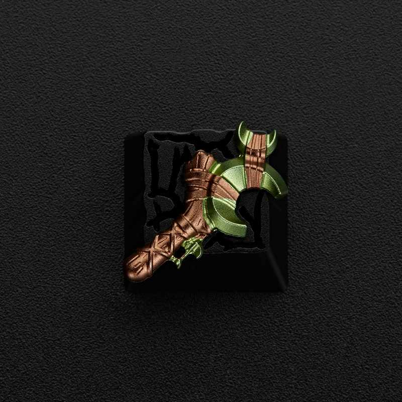 Dota2 mechanical keyboard original personalized keycap metal custom keycap, magnetic detachable design