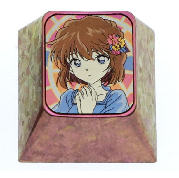 Detective Conan,Anita Hailey、Vi Graythorn, Titanium alloy personalized keycaps, metal decorative keycaps around anime and game characters.