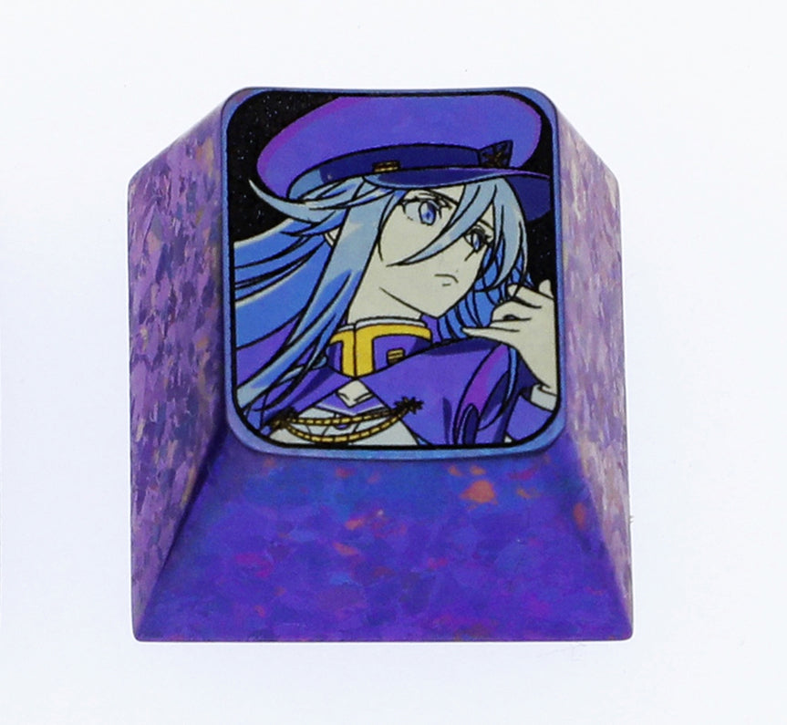 Non-existent war zones, Lena, Titanium alloy carved keycaps, personalized keycaps, anime game keycaps.