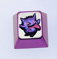 Gengar full body, titanium alloy relief Genggui metal personalized keycaps, keyboard decorative keycaps