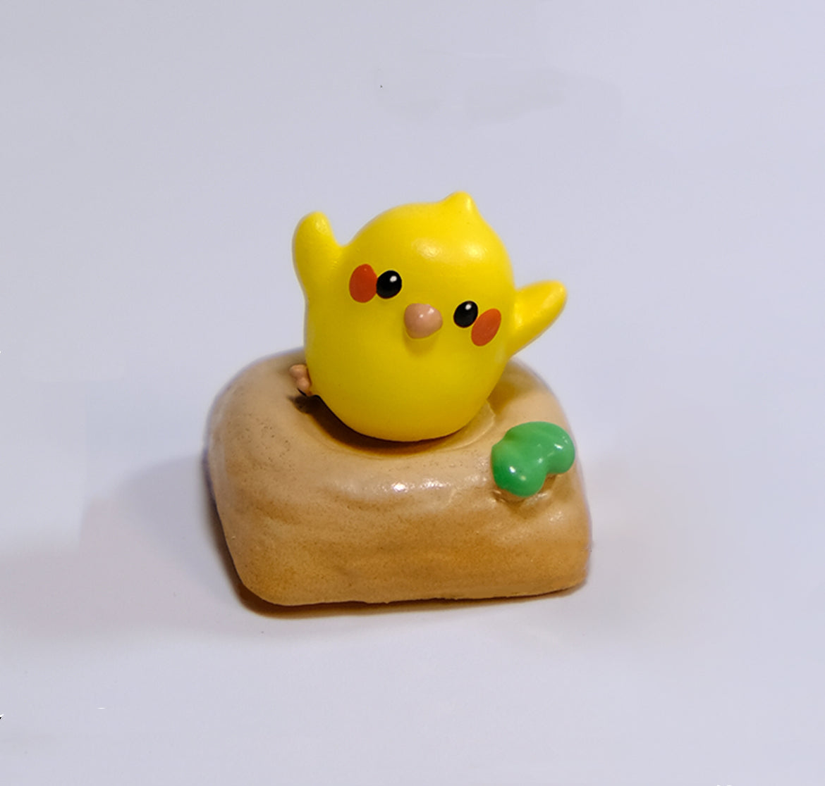 Rotating chicken, rotatable resin keycaps, personalized keycaps, mechanical keyboard decorative keycaps