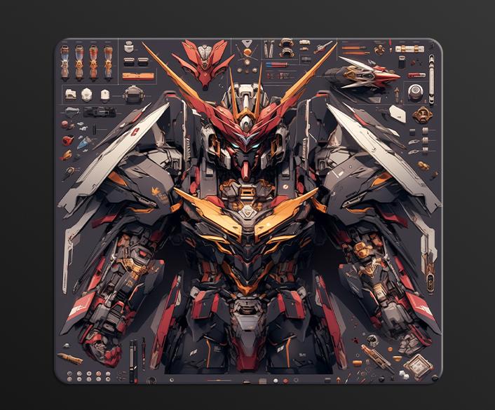 Resin mouse pad(+13)