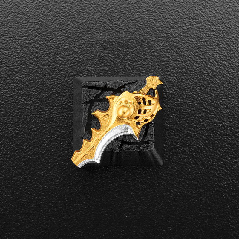 Dota2 mechanical keyboard original personalized keycap metal custom keycap, magnetic detachable design