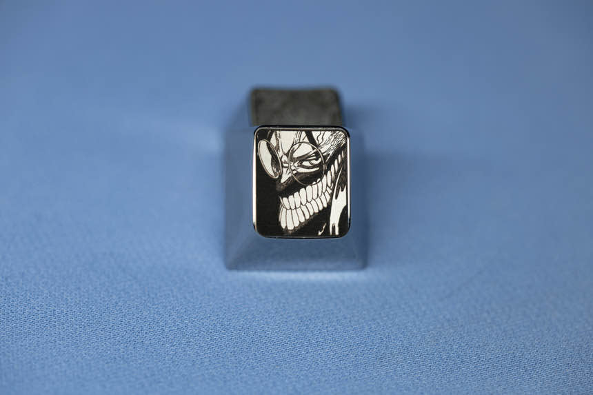 DAN DADAN, Titanium alloy personalized keycaps, 1U metal decorative keycaps, keycaps around anime and game characters