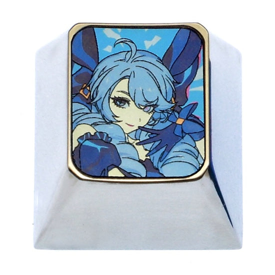 Honkai Impact 3, Herrscher of Sentience 3 titanium alloy personalized keycaps, metal keycaps carved around anime and game characters