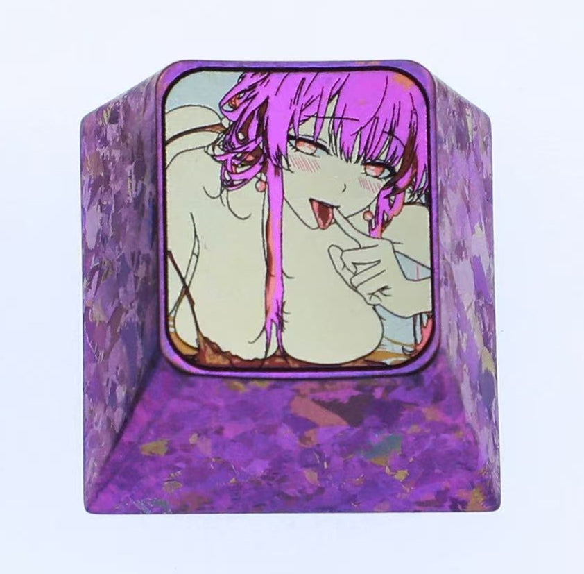 Honkai:Star Rail , Sexy Kafka, 1U titanium alloy personalized keycap, anime and game metal creative decorative keycap.